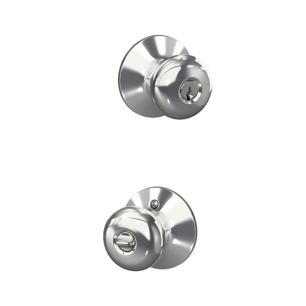 Schlage Plymouth Knob Bright Chrome