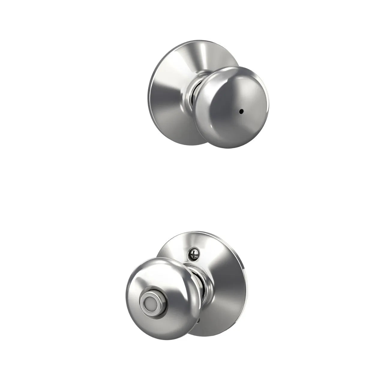 Schlage Plymouth Knob Bright Chrome