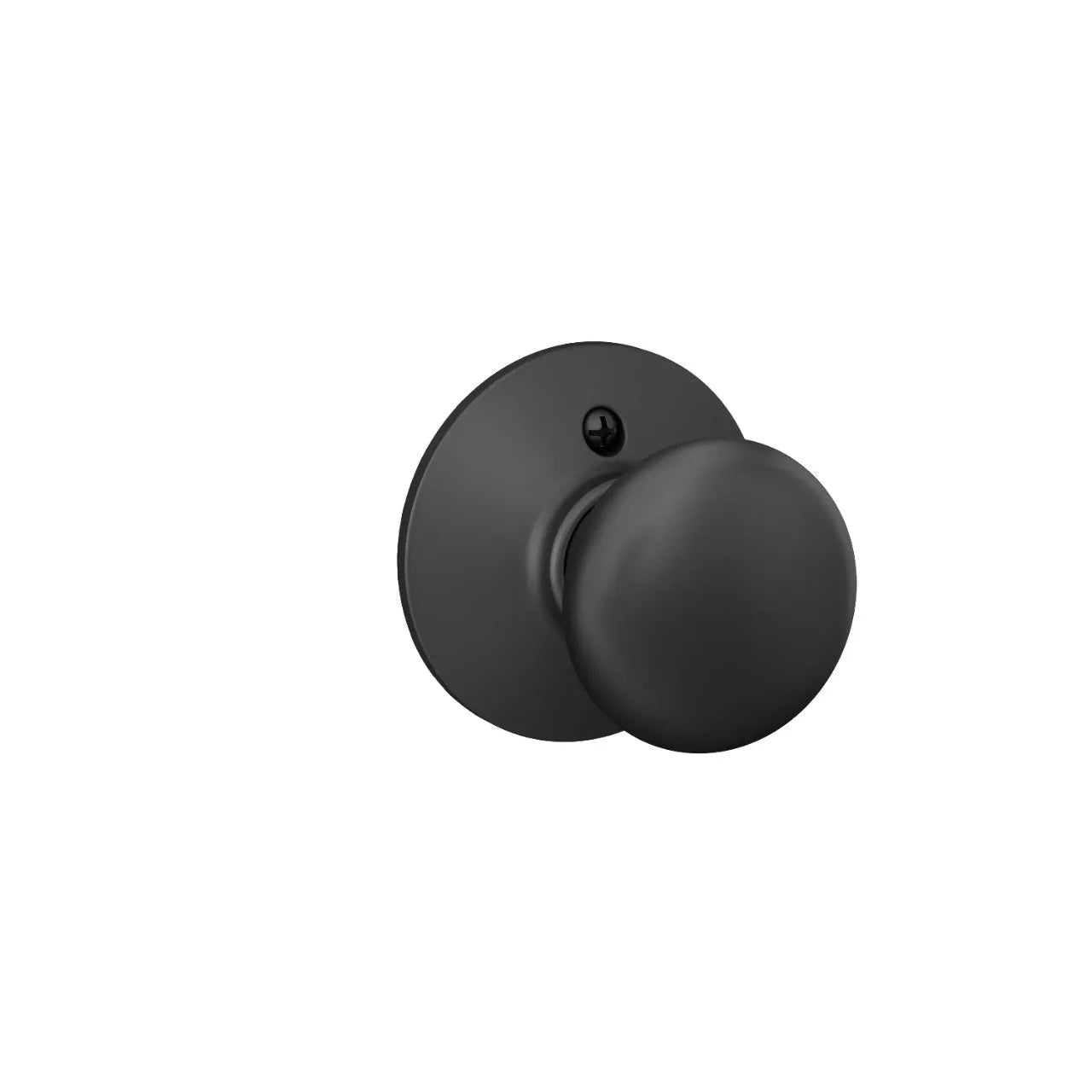 Schlage Plymouth Knob Flat Black