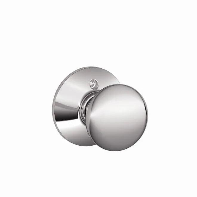 Schlage Plymouth Knob Half Dummy Bright Chrome