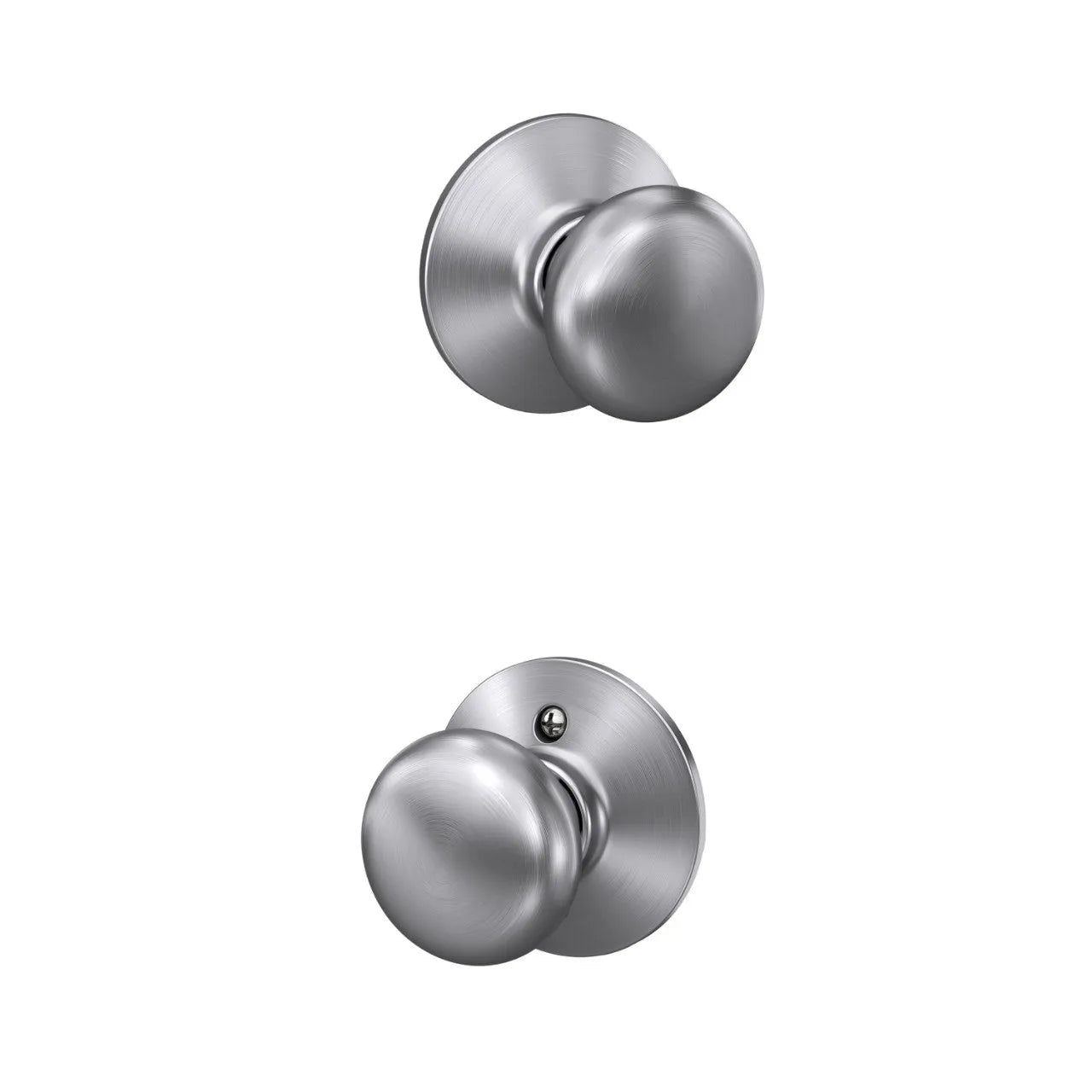 Schlage Plymouth Knob Satin Chrome