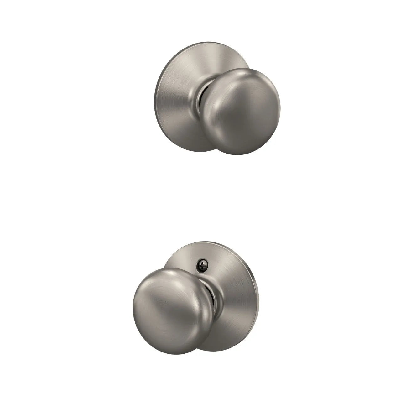 Schlage Plymouth Knob Satin Nickel