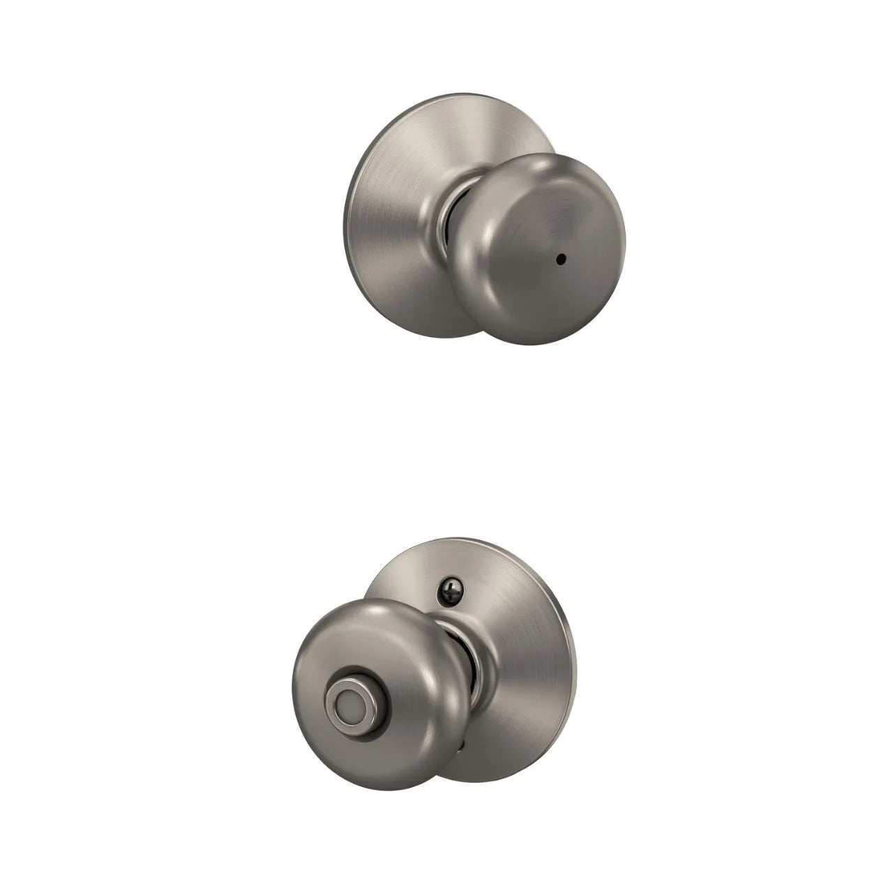Schlage Plymouth Knob Satin Nickel