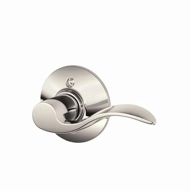 Schlage Right Hand Accent Lever Half Dummy Polished Nickel
