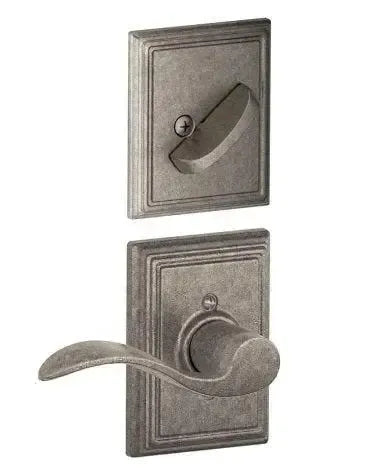 SchlageSchlage Right Hand Accent Lever With Addison Rosette Interior Active Trim - Exterior Handleset Sold Separately in 