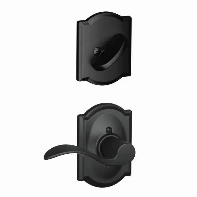 SchlageSchlage Right Hand Accent Lever With Camelot Rosette Interior Active Trim - Exterior Handleset Sold Separately in 