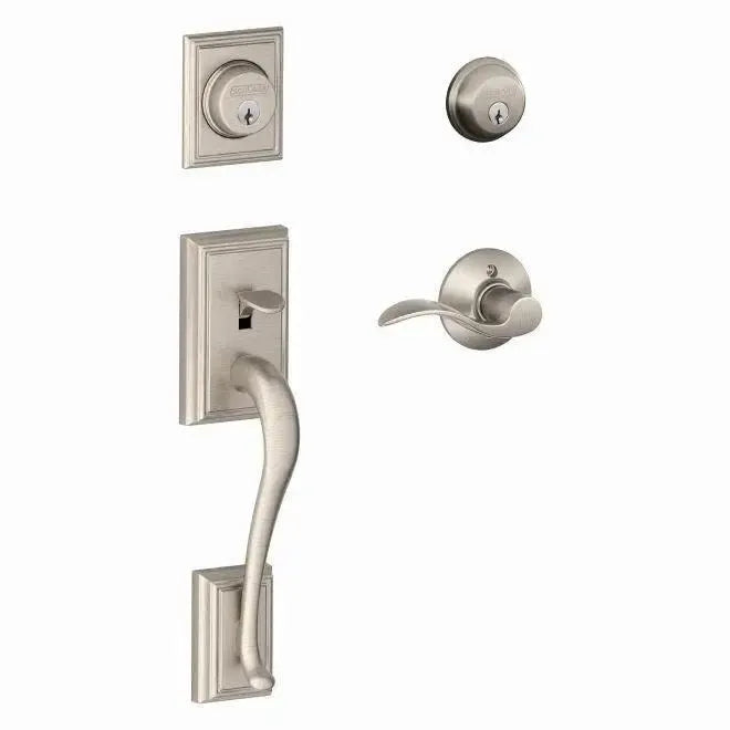 Addison Handheld Schlage Right Hand Addison Double Cylinder Handleset With Accent Lever
