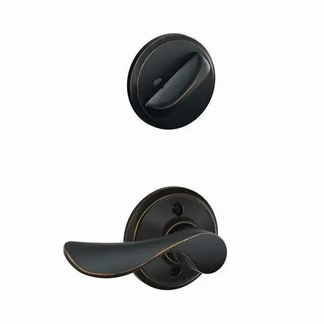 SchlageSchlage Right Hand Champagne Lever Interior Active Trim - Exterior Handleset Sold Separately in 