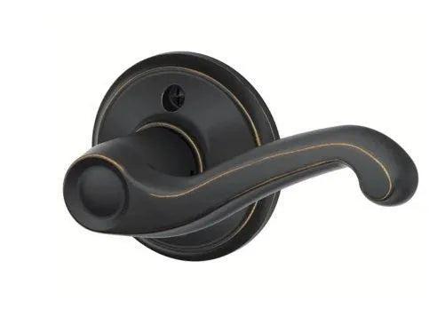 Schlage Right Hand Flair Lever Half Dummy Aged Bronze