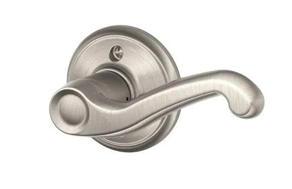 Schlage Right Hand Flair Lever Half Dummy Satin Nickel