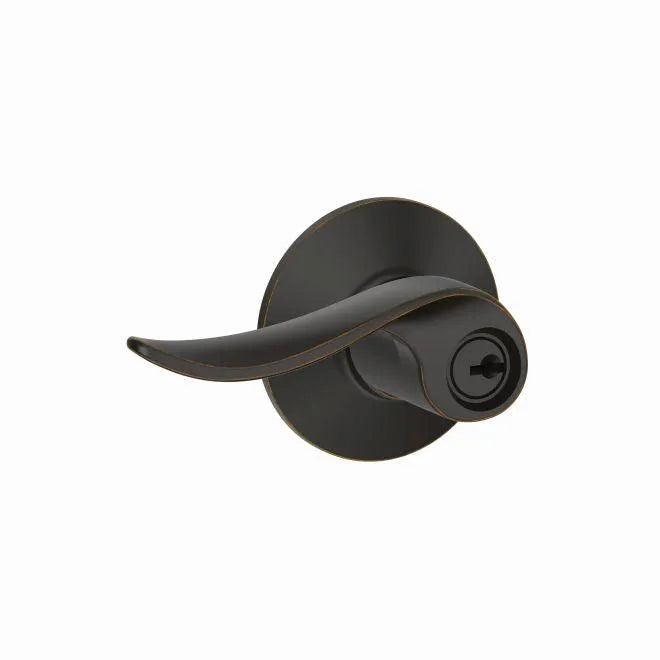 Schlage Sacramento Lever Keyed Entry Lock Aged Bronze