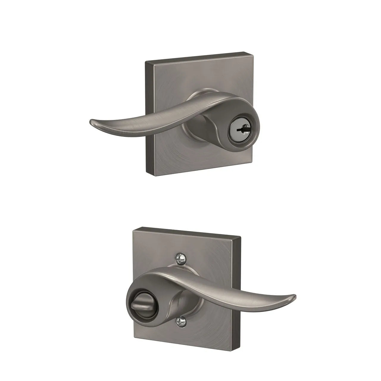 SchlageSchlage Sacramento Lever With Collins Rosette in 