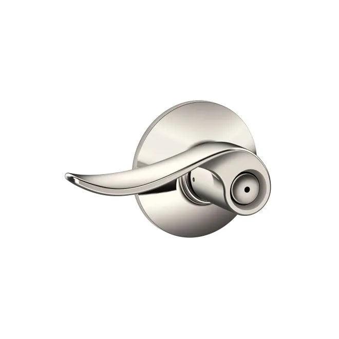 Schlage Sacramento Privacy Lever Polished Nickel