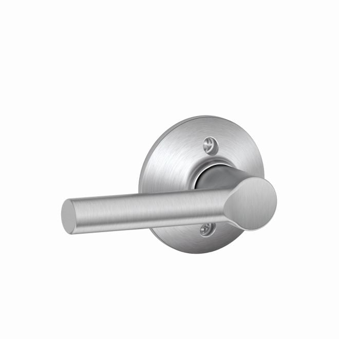 Schlage Broadway Lever Half Dummy in Satin Chrome finish