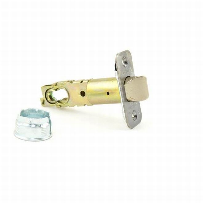 Schlage Dual Option Adjustable Spring Latch in Satin Chrome finish