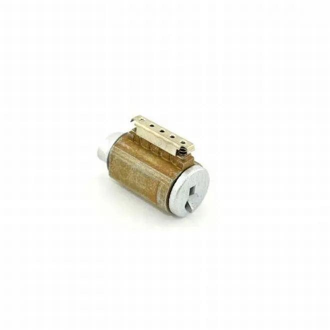 Schlage F Series Short Compressible Cylinder in Satin Chrome finish