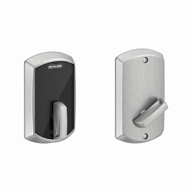 Schlage Schlage Control Smart Deadbolt with Greenwich Trim in Satin Chrome finish