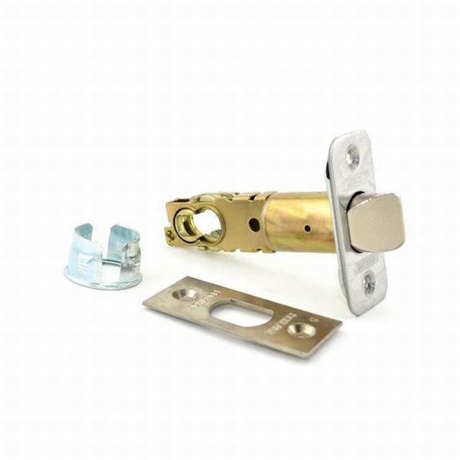 Schlage Triple Option Adjustable Spring Latch in Satin Chrome finish