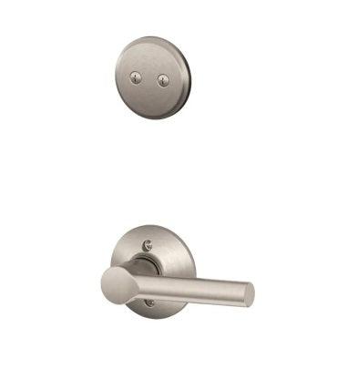 Schlage Broadway Dummy Lever Interior Trim - Exterior Handleset Sold Separately in Satin Nickel finish