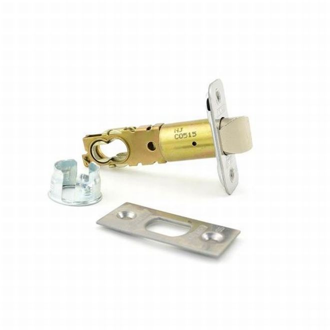 Schlage Triple Option Adjustable Spring Latch in Satin Nickel finish