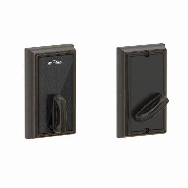 Schlage Schlage Control Smart Deadbolt with Addison Trim Aged Bronze