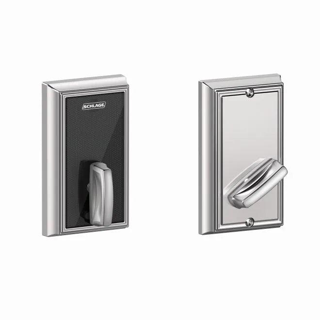 Schlage Schlage Control Smart Deadbolt with Addison Trim Bright Chrome