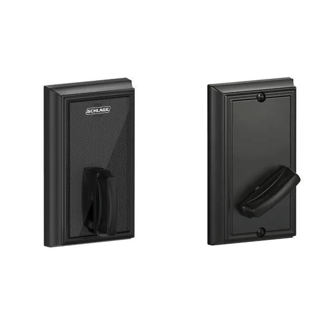 Schlage Schlage Control Smart Deadbolt with Addison Trim Flat Black