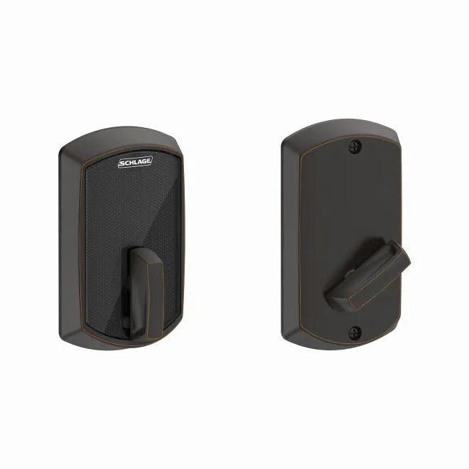 Schlage Schlage Control Smart Deadbolt with Greenwich Trim Aged Bronze