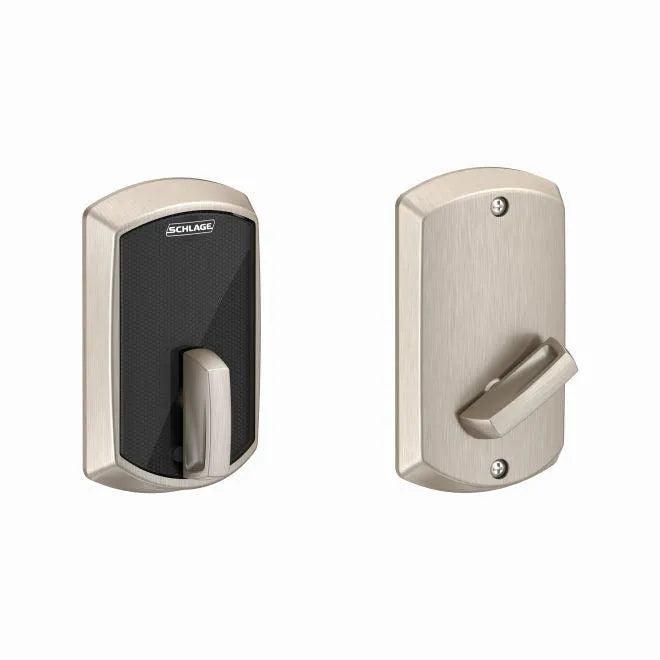 Schlage Schlage Control Smart Deadbolt with Greenwich Trim Satin Nickel
