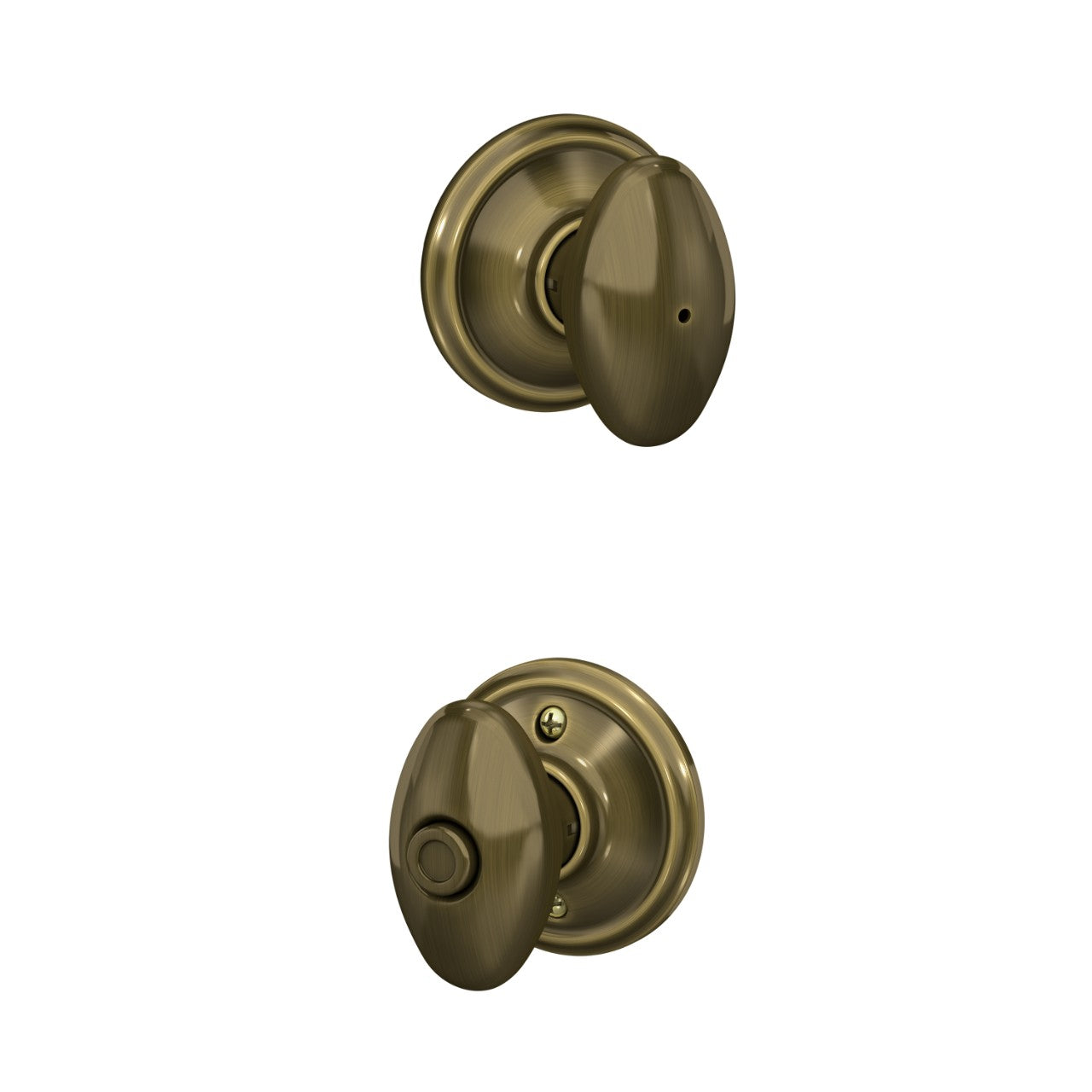 Schlage Siena Knob Antique Brass