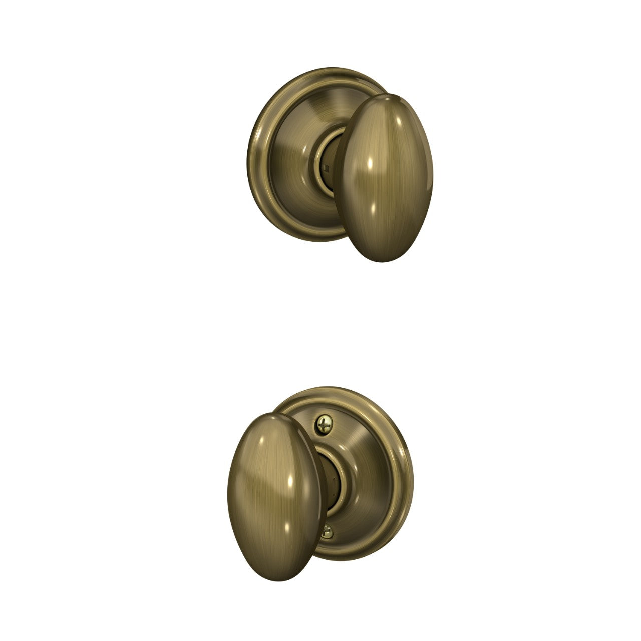 Schlage Siena Knob Antique Brass