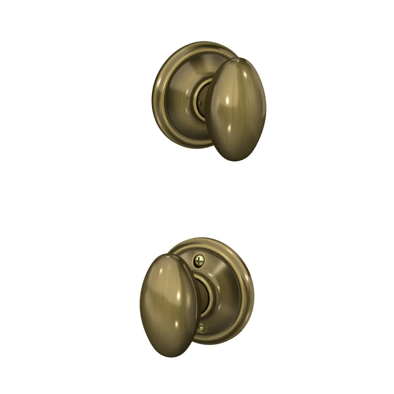 Schlage Siena Knob Antique Brass
