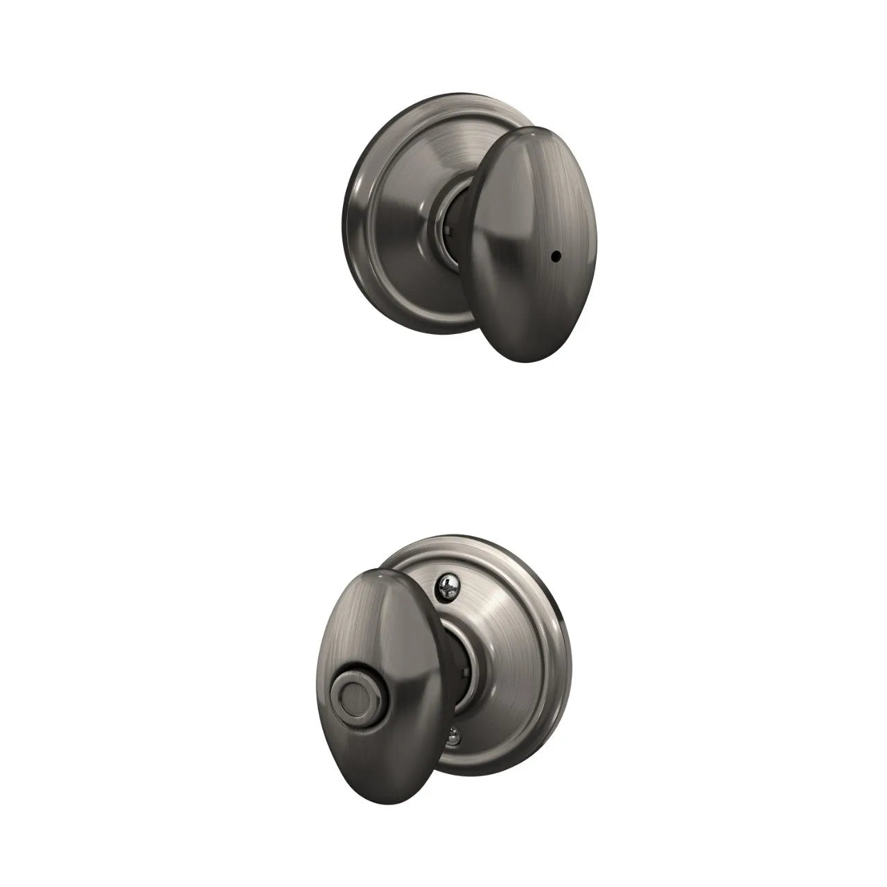 Schlage Siena Knob Antique Pewter