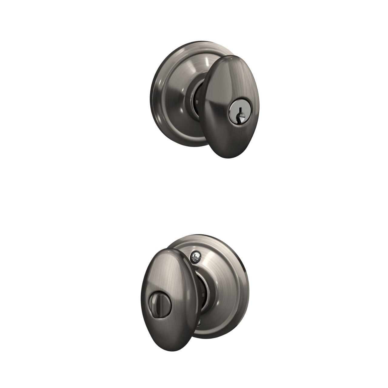 Schlage Siena Knob Antique Pewter