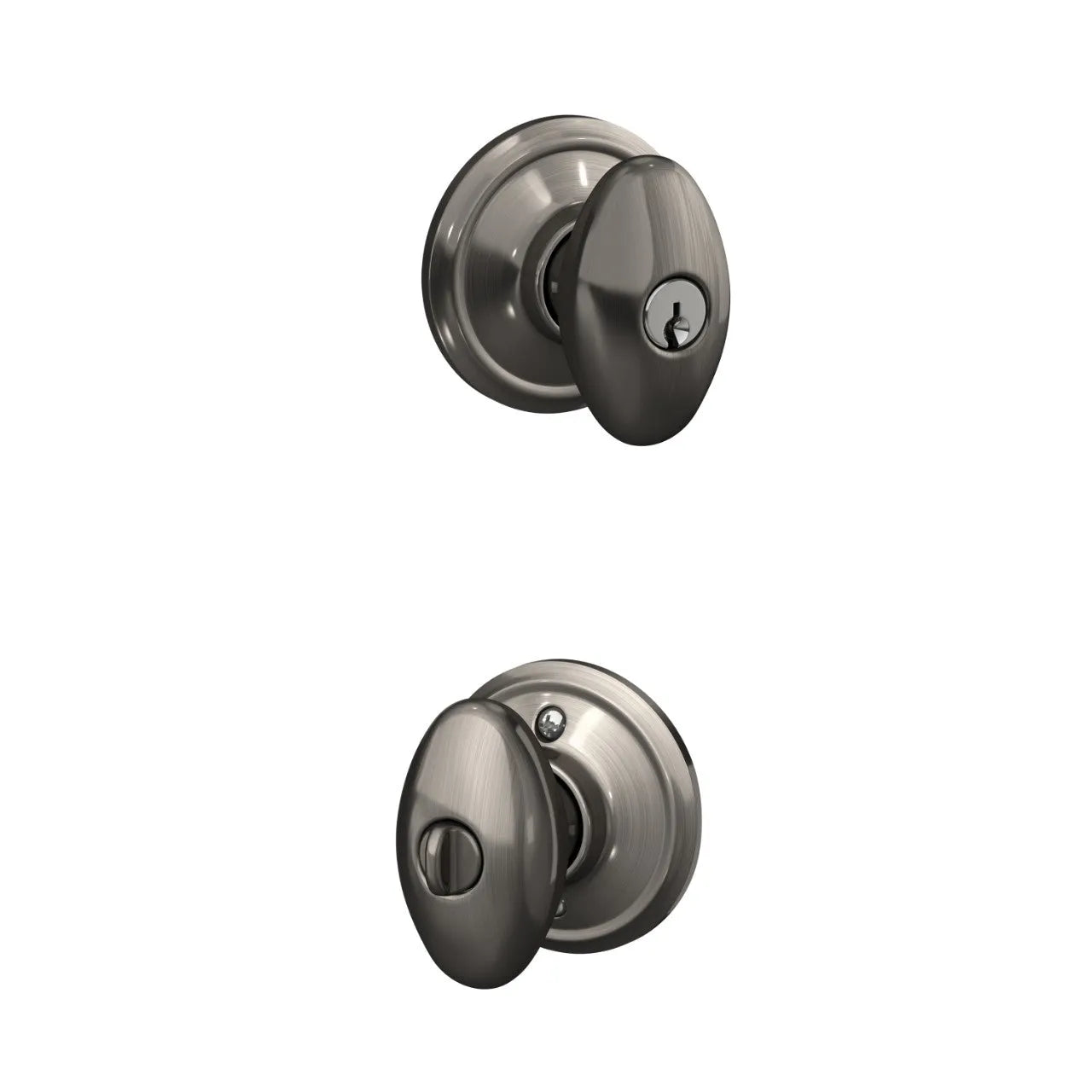 Schlage Siena Knob Antique Pewter