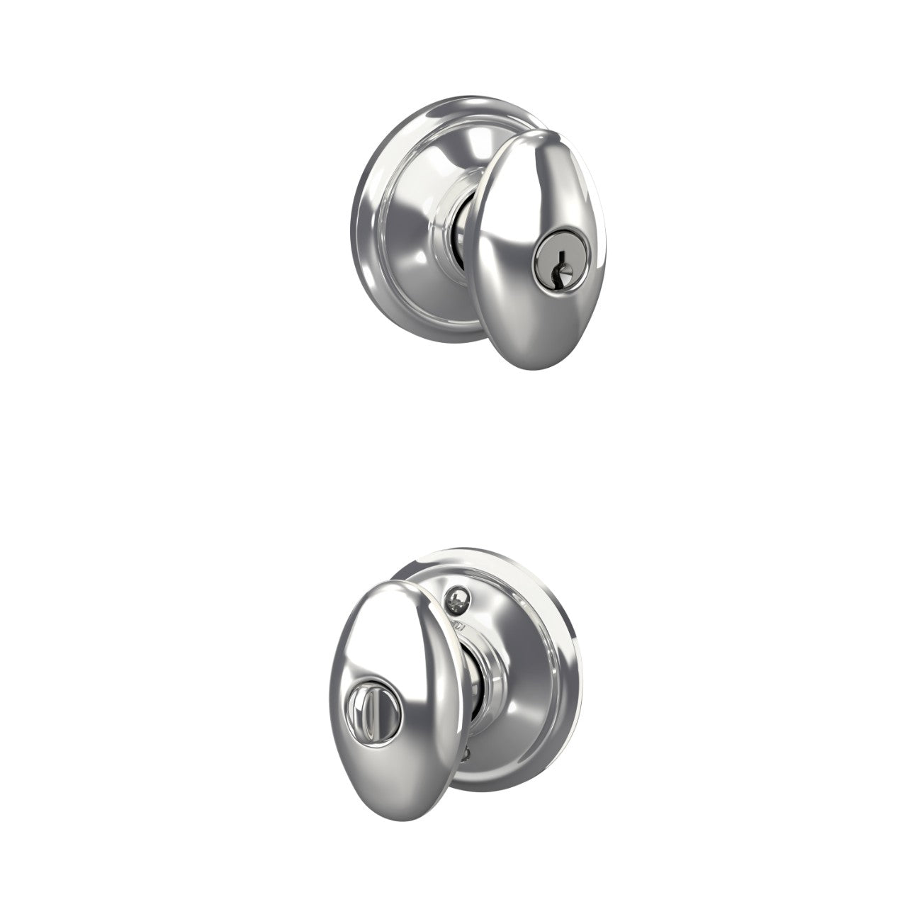 Schlage Siena Knob Bright Chrome