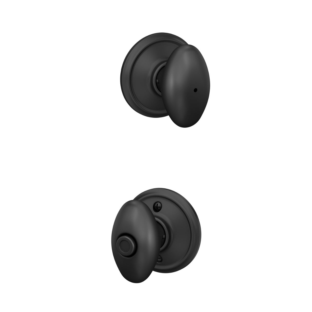 Schlage Siena Knob Flat Black