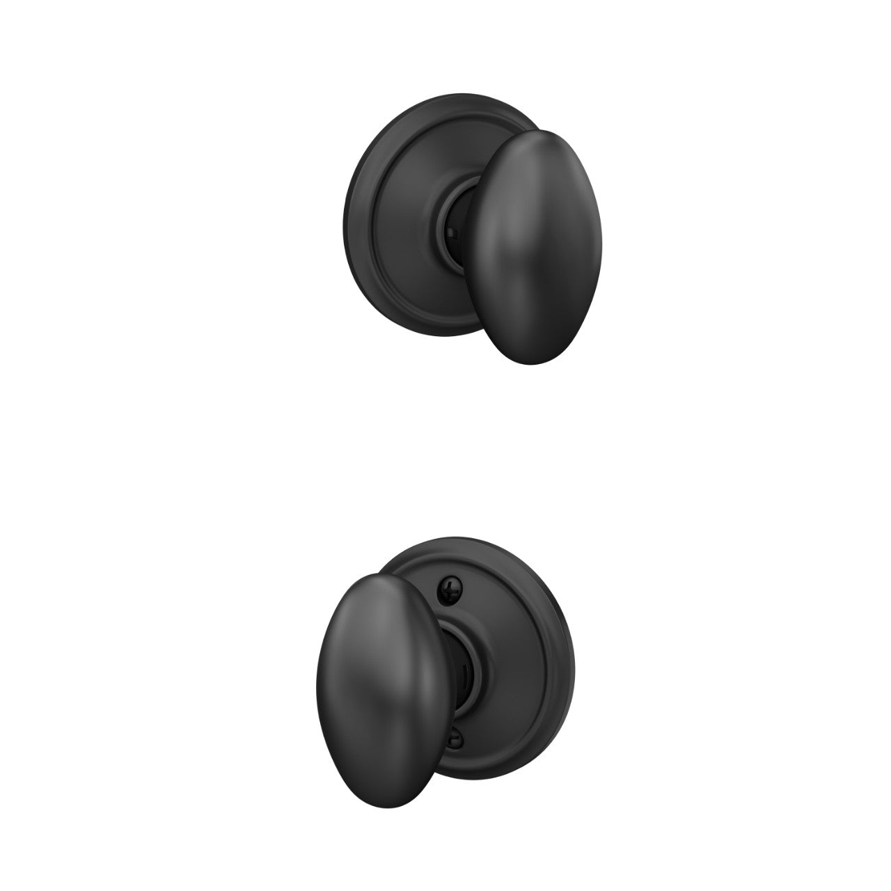 Schlage Siena Knob Flat Black