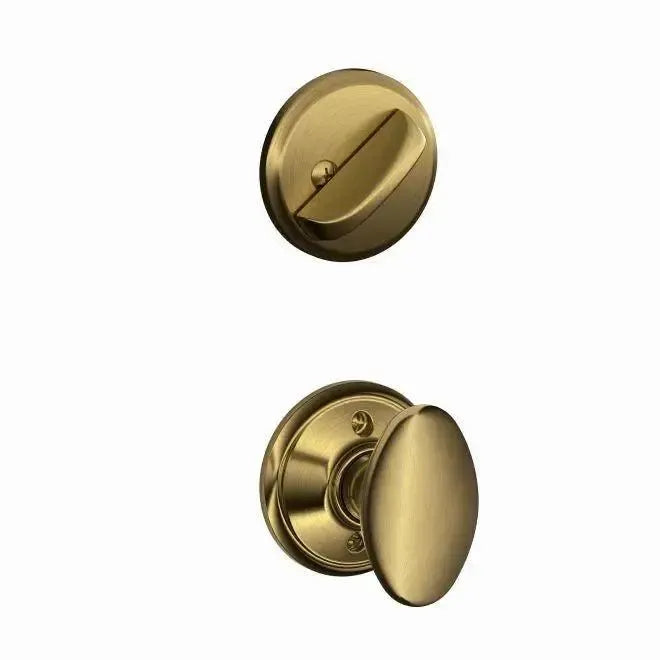 SchlageSchlage Siena Knob Interior Active Trim - Exterior Handleset Sold Separately in 