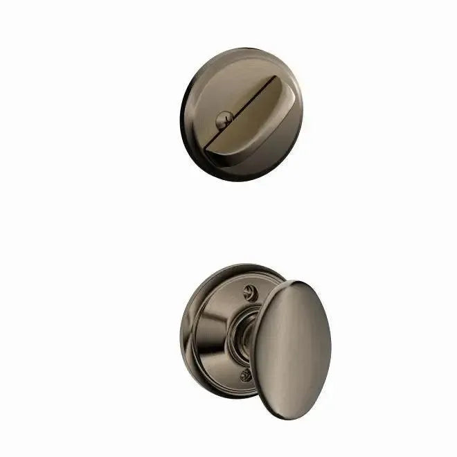 SchlageSchlage Siena Knob Interior Active Trim - Exterior Handleset Sold Separately in 