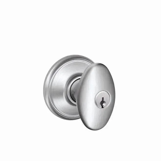 Schlage Siena Knob in Satin Chrome finish