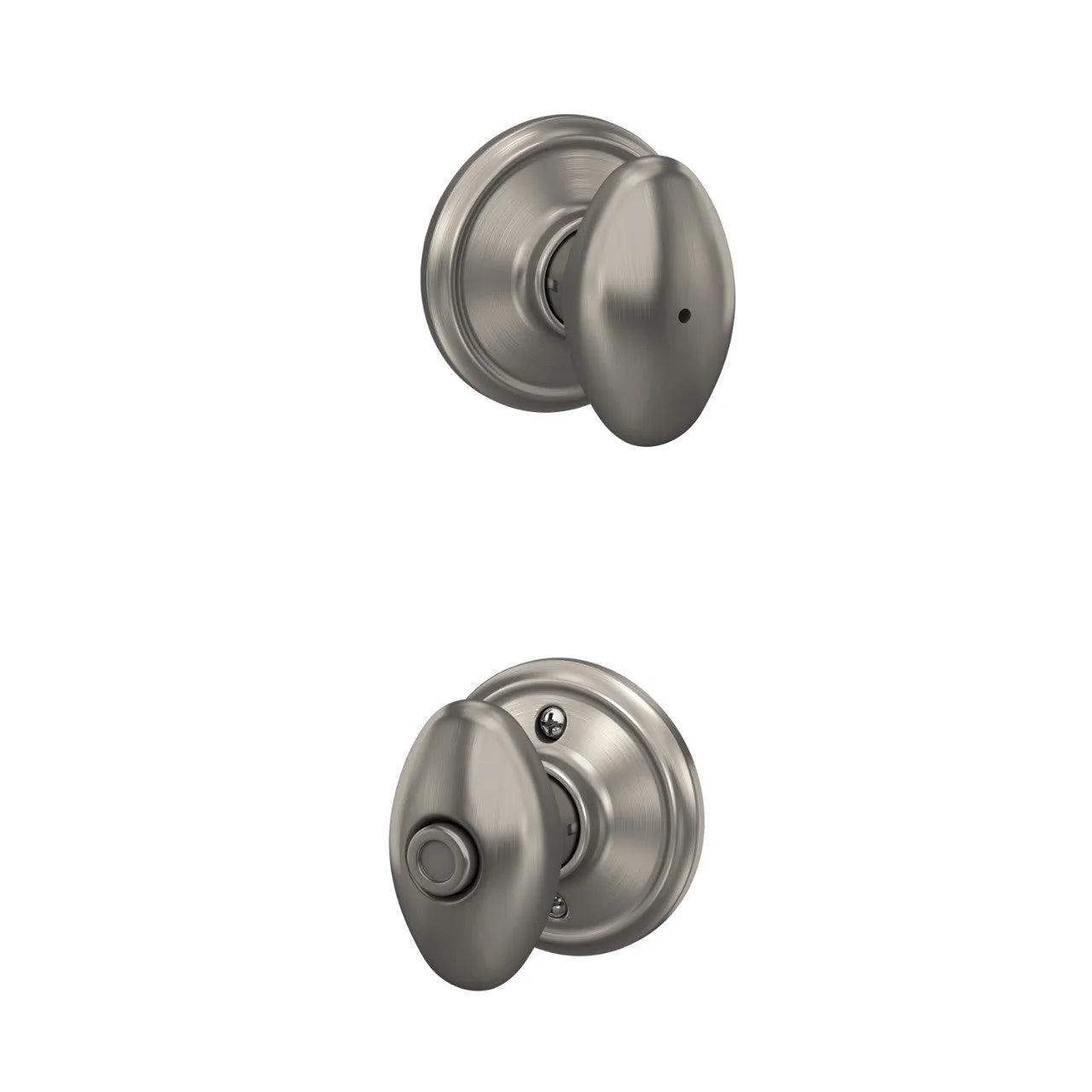 Schlage Siena Knob Satin Nickel