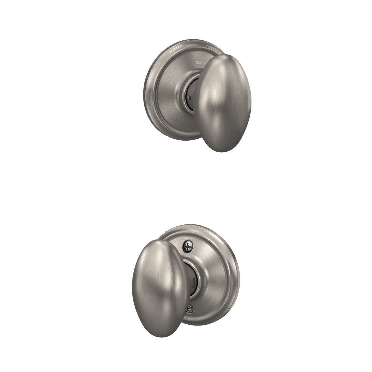 Schlage Siena Knob Satin Nickel