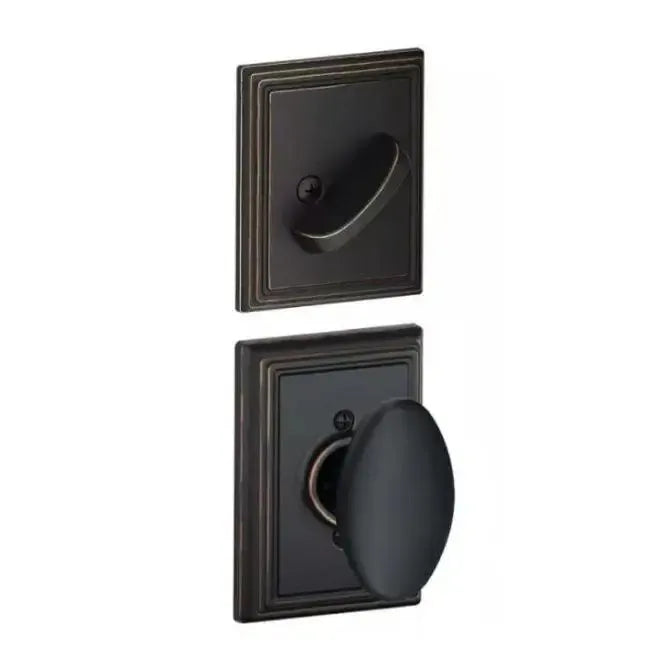 SchlageSchlage Siena Knob With Addison Rosette Interior Active Trim - Exterior Handleset Sold Separately in 