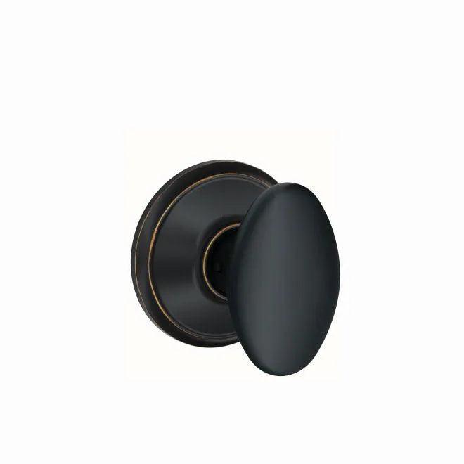 Schlage Siena Passage Knob Aged Bronze