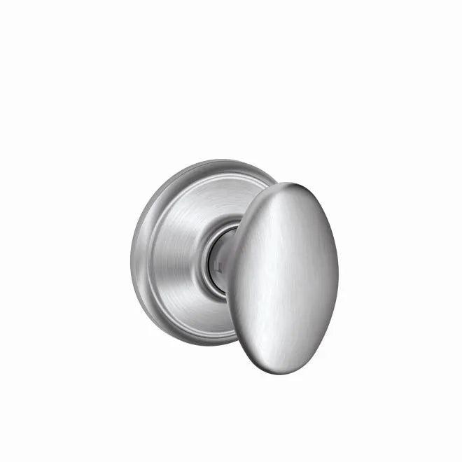Schlage Siena Passage Knob Satin Chrome