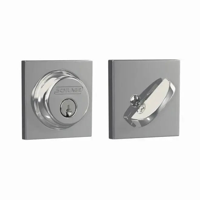 SchlageSchlage Single Cylinder Deadbolt With Collins Trim in 