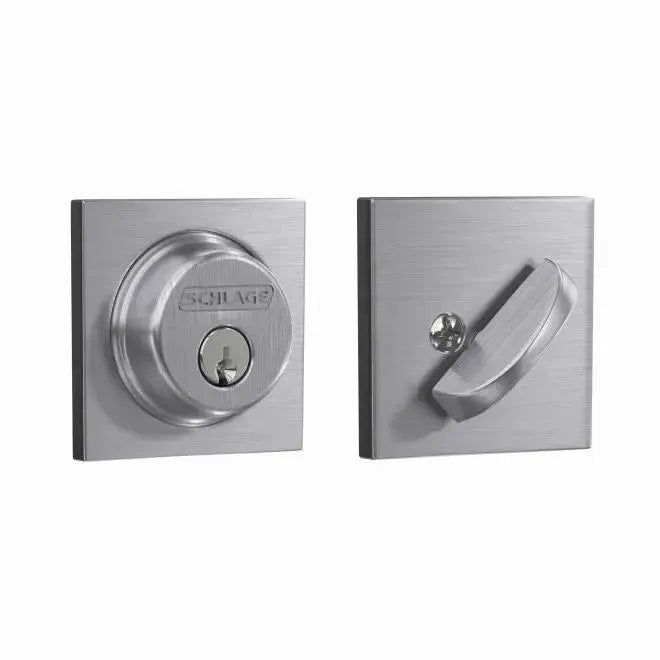 SchlageSchlage Single Cylinder Deadbolt With Collins Trim in 