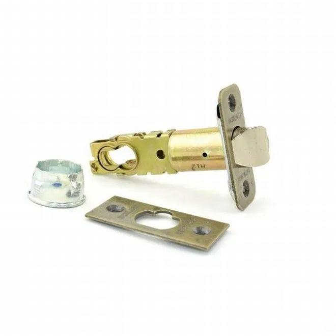 Schlage Triple Option Adjustable Dead Latch in Antique Brass finish
