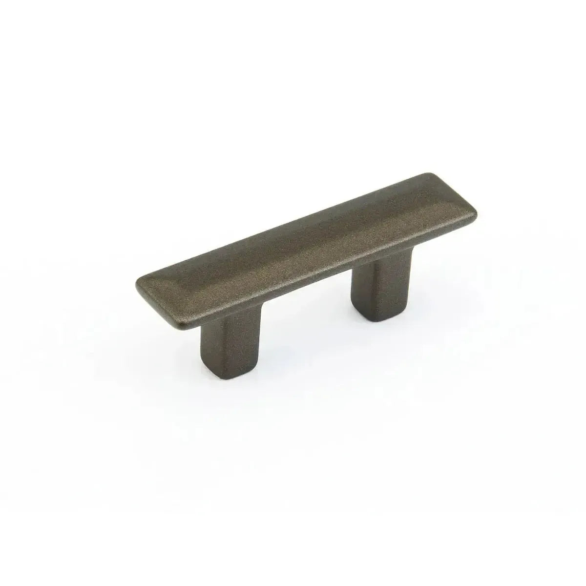 The Schaub Skyevale Cabinet Pull in Milano Bronze finish.
